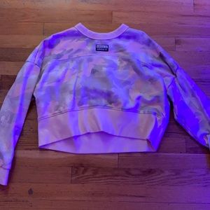 Adidas crew neck cropped